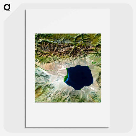 アートポスター-Uvs Nuur Basin
 - 上空からの地球 Poster.