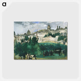 アートポストカード-The Funeral - エドゥアール マネ Postcard.