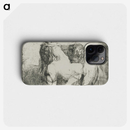 咬みつき - エドヴァルド ムンク Phone Case.