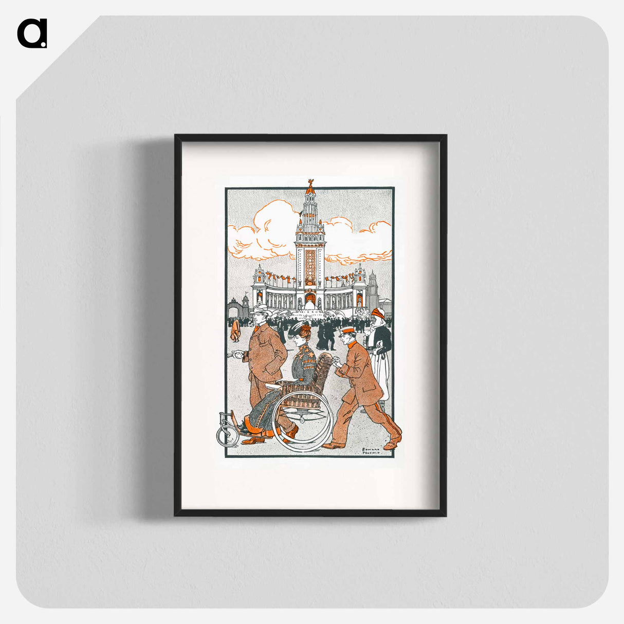 Pan-American Exposition print - Edward Penfield Poster.