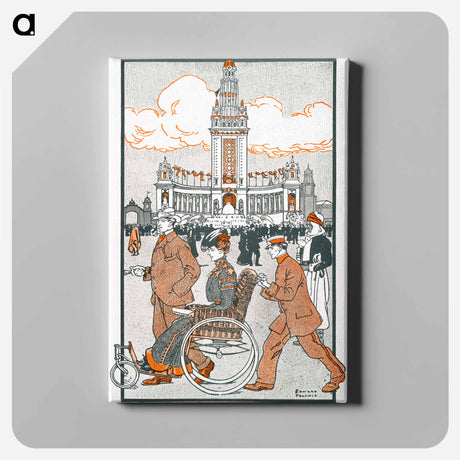 アートパネル-Pan-American Exposition print - エドワード ペンフィールド Canvas.