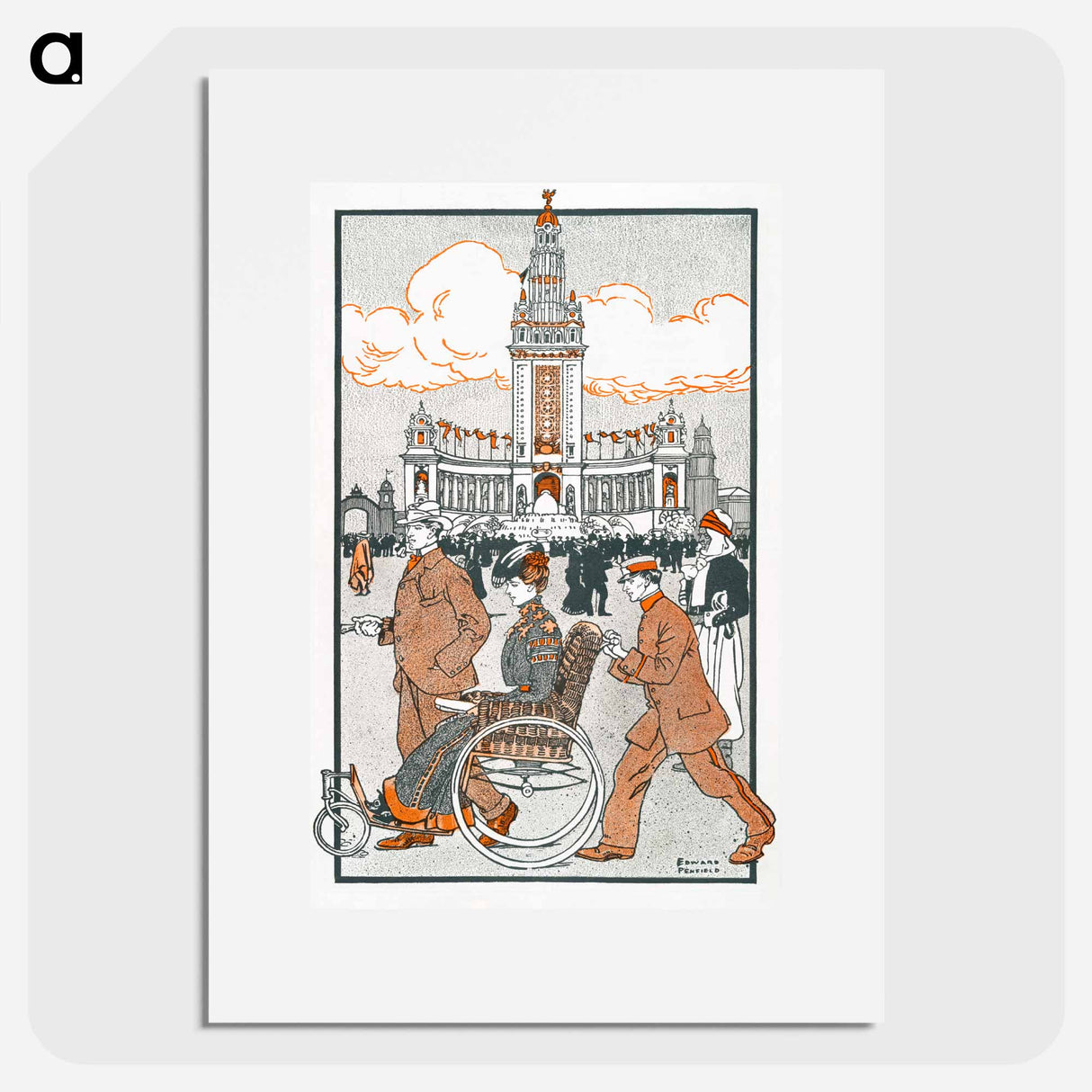 Pan-American Exposition print - エドワード ペンフィールド Poster.