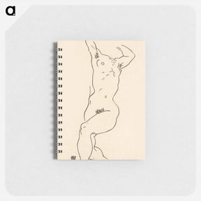 アートメモ帳-Naked woman. Torso of a Nude by Egon Schiele. - エゴン シーレ Memo.