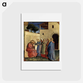 アートポストカード-The Naming of St. John the Baptist - フラ アンジェリコ Postcard.