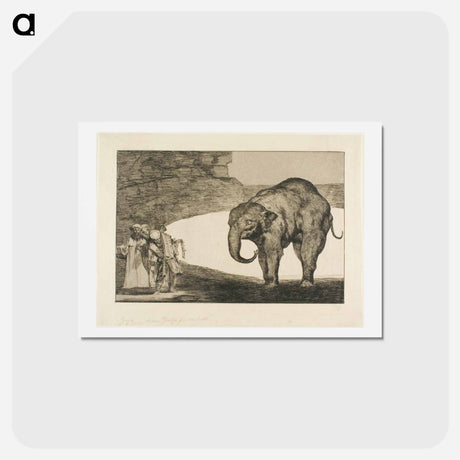 アートポストカード-Animal Folly - フランシスコ デ ゴヤ Postcard.