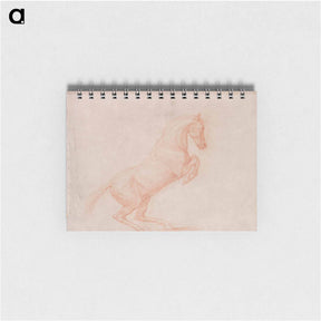 アートメモ帳-Prancing Horse Facing Right
 - ジョージ スタッブス Memo.