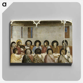 アートパネル-Last Supper - ジョット ディ ボンドーネ Canvas.