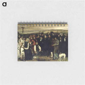 アートメモ帳-A Burial at Ornans - ギュスターヴ クールベ Memo.