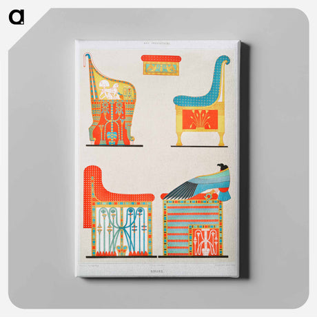 アートパネル-Egyptian Seats
 - エジプト美術史 Canvas.