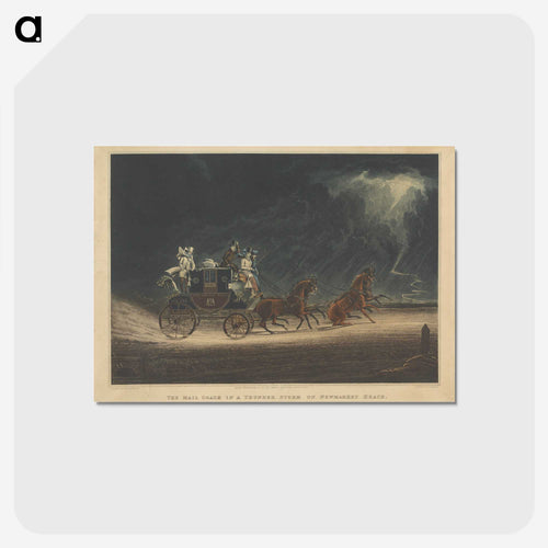 Coaching: The Mail Coach in a Thunder on Newmarket Heath
 - ジェームス ヒース Postcard.