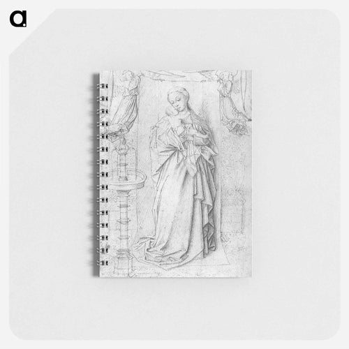 Copy drawing of Madonna by the Fountain - ヤン ファン エイク Memo.