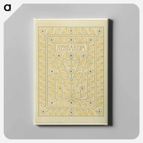 Design for Herbarium book cover - ユリー デ フラーハ Canvas.