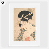 A Courtesan - 喜多川 歌麿 Poster.
