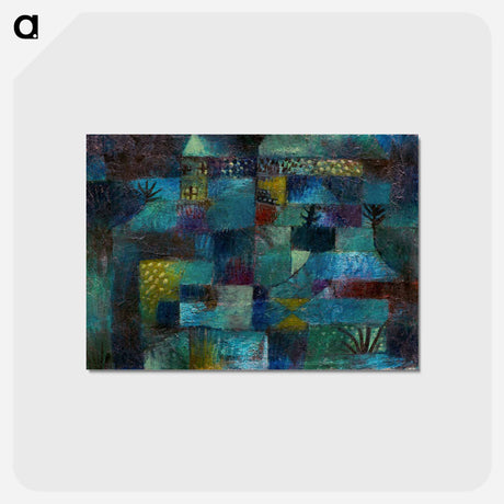 アートポストカード-Terraced Garden
 - バーゼル美術館 Postcard.