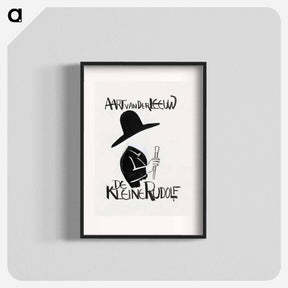 アートポスター-Ontwerp voor boekband van De Kleine Rudolf - レオ ヘステル Poster.