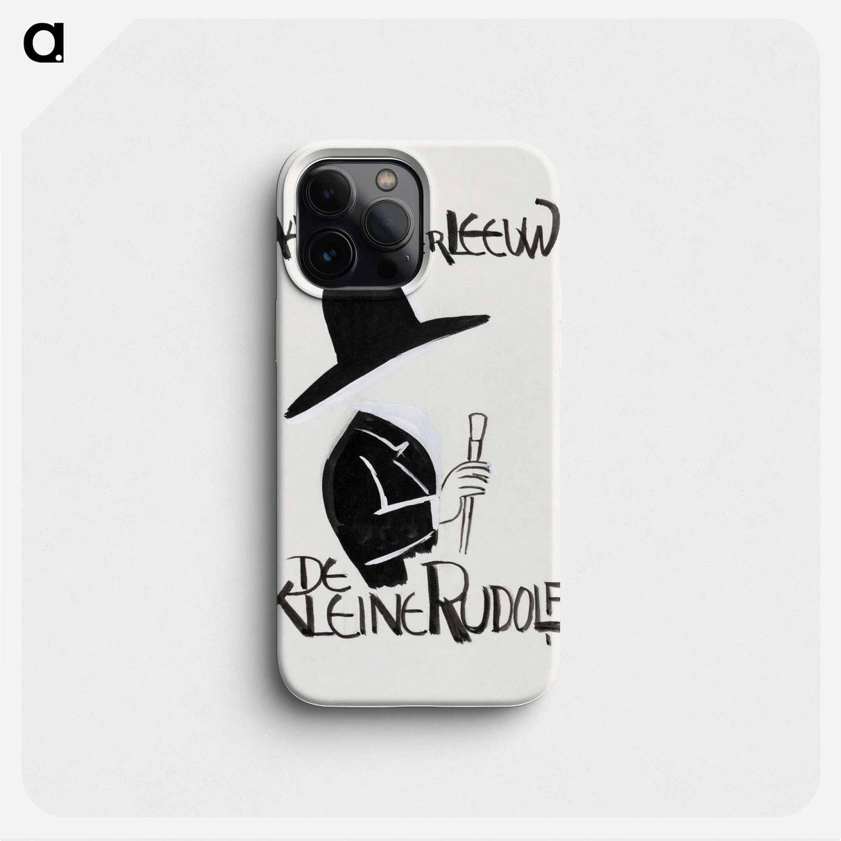 Ontwerp voor boekband van De Kleine Rudolf - レオ ヘステル Phone Case.