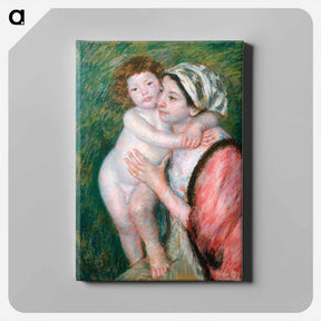 アートパネル-Mother and Child - メアリー カサット Canvas.
