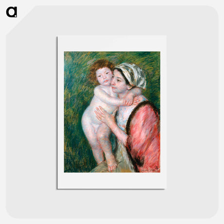 アートポストカード-Mother and Child - メアリー カサット Postcard.
