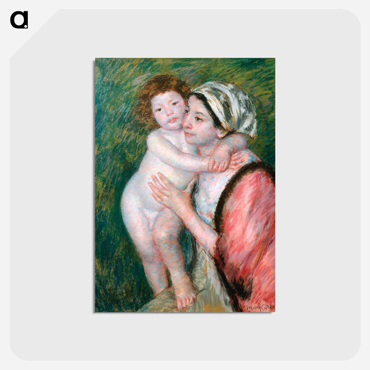 アートポストカード-Mother and Child - メアリー カサット Postcard.