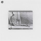 アートメモ帳-Dance of Death: Skeleton with Pen and Book
 - 国立医学図書館 Memo.