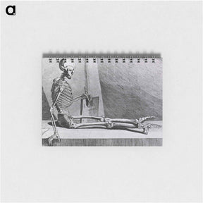 アートメモ帳-Dance of Death: Skeleton with Pen and Book
 - 国立医学図書館 Memo.