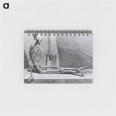 アートメモ帳-Dance of Death: Skeleton with Pen and Book
 - 国立医学図書館 Memo.