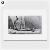アートポスター-Dance of Death: Skeleton with Pen and Book
 - 国立医学図書館 Poster.