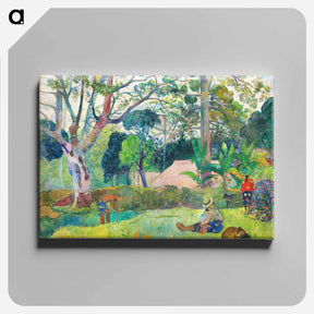 アートパネル-The Big Tree - ポール ゴーギャン Canvas.
