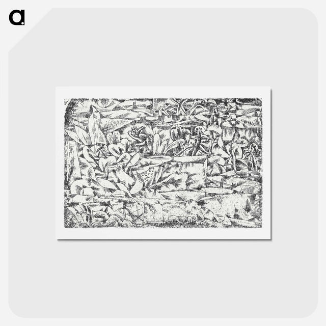 アートポストカード-Garden of Passion
 - パウル クレー Postcard.