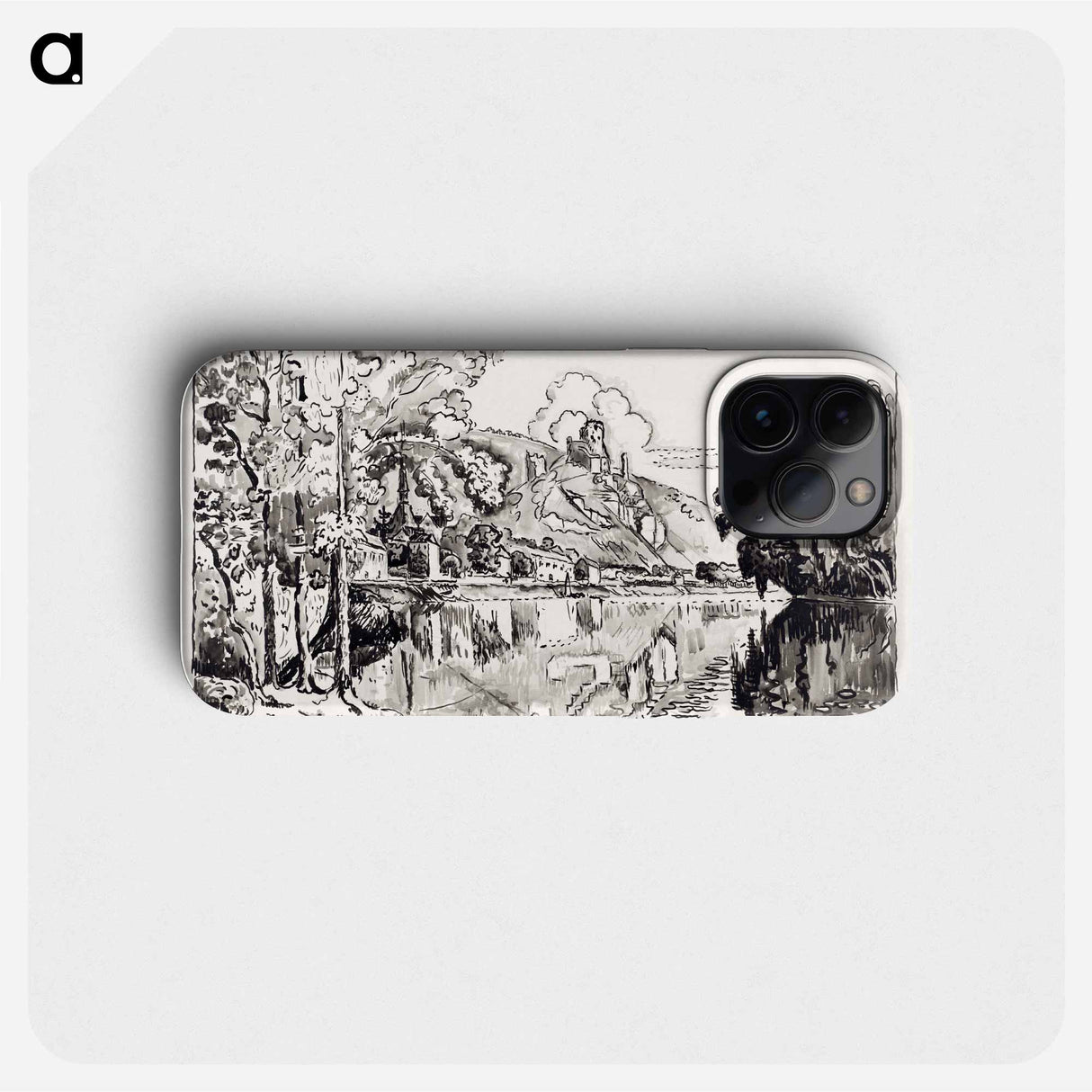 Les Andelys on a Summer Morning - Paul Signac Phone Case.