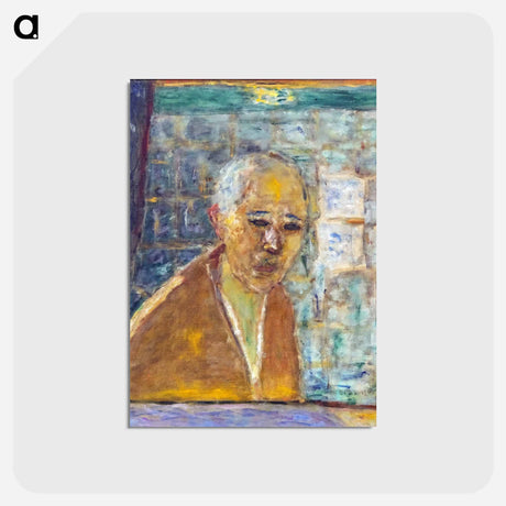 アートポストカード-Dernier autoportrait de Pierre Bonnard
 - ピエール ボナール Postcard.