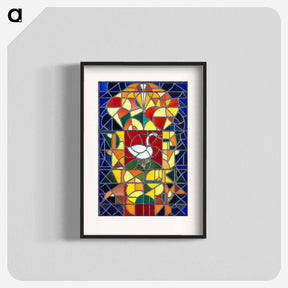 アートポスター-Leaded glass composition I - テオ ファン ドゥースブルフ Poster.