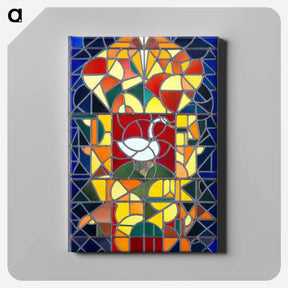 アートパネル-Leaded glass composition I - テオ ファン ドゥースブルフ Canvas.