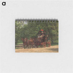 アートメモ帳-A May Morning in the Park ( The Fairman Robers Four in Hand) - トーマス エイキンズ Memo.