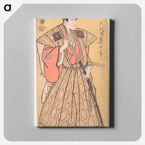 アートパネル-Ichikawa Danjuro VI as Funa Bansaku,son of Fuwa Banzayemon - 東洲斎 写楽 Canvas.