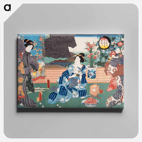 アートパネル-The Sixth Lunar Month
 - 歌川 国貞 Canvas.