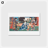 アートポストカード-The Sixth Lunar Month
 - 歌川 国貞 Postcard.