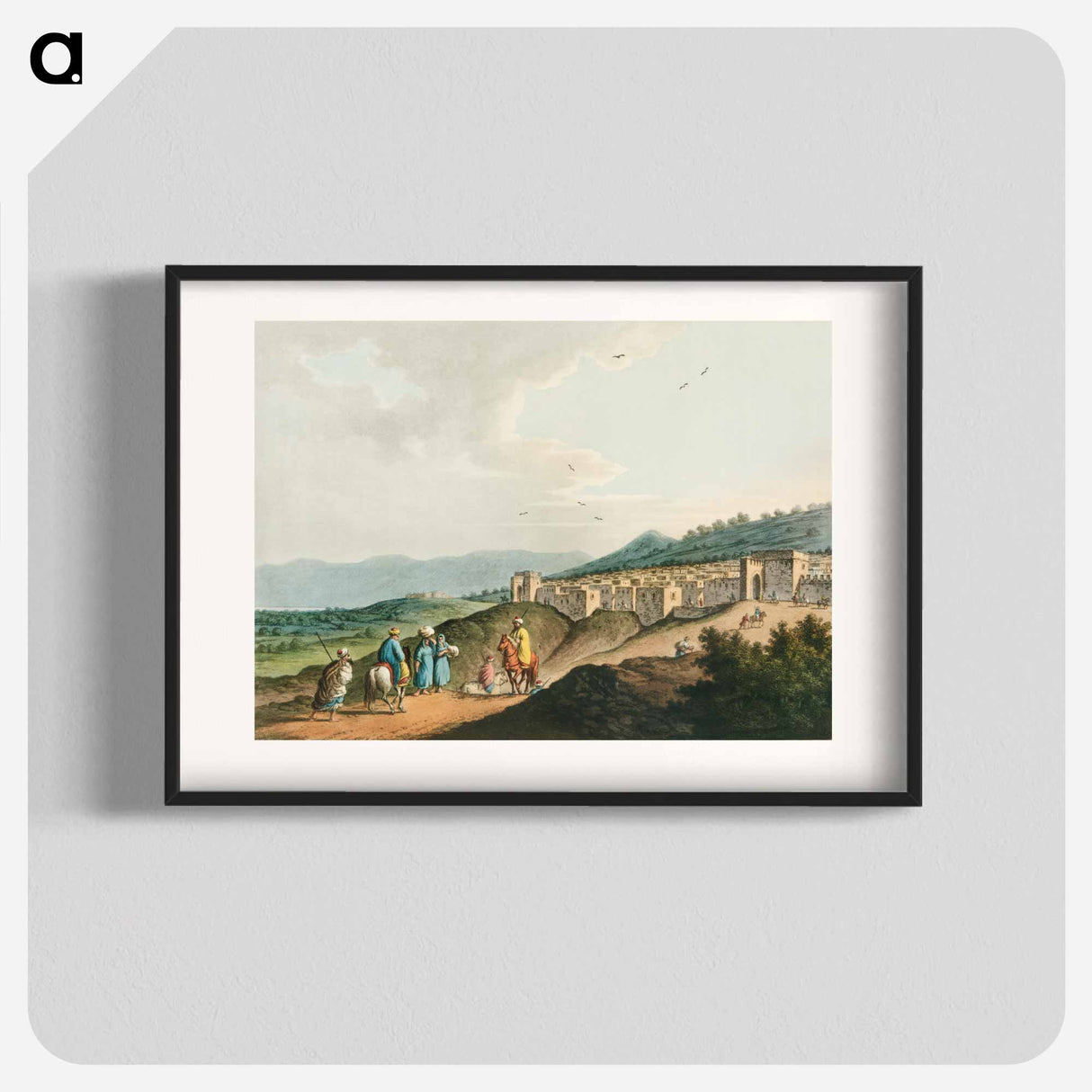 City of Bethlehem, in Palestine from Views in the Ottoman Dominions, in Europe, in Asia, and some of the Mediterranean islands - Views in the Ottoman Dominions Poster.