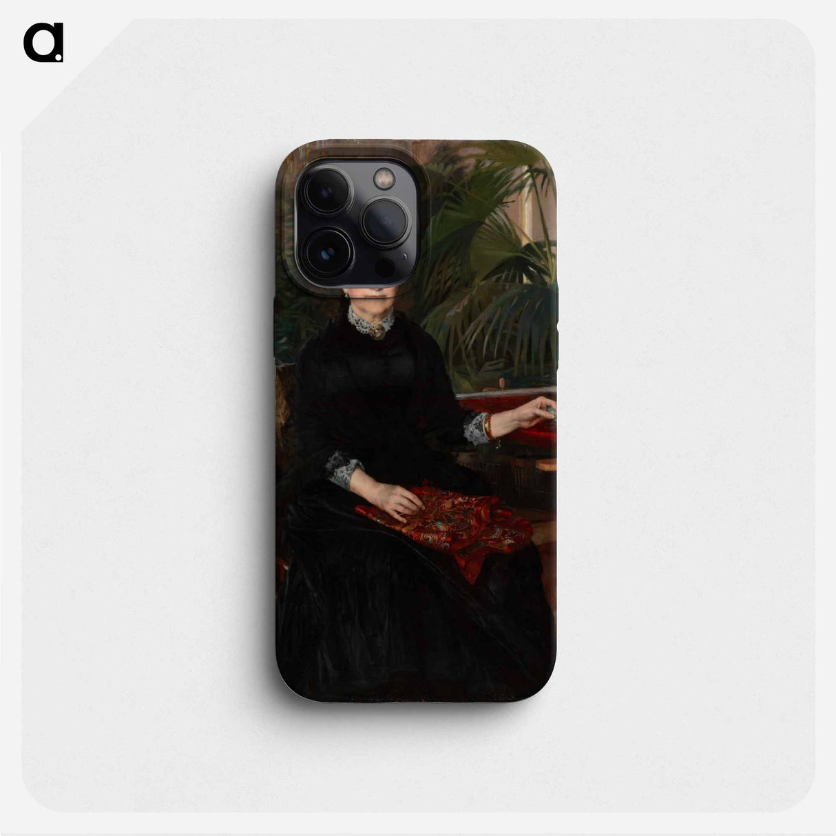 Portrait of mrs. anna sinebrychoff - アルバート エーデルフェルト Phone Case.