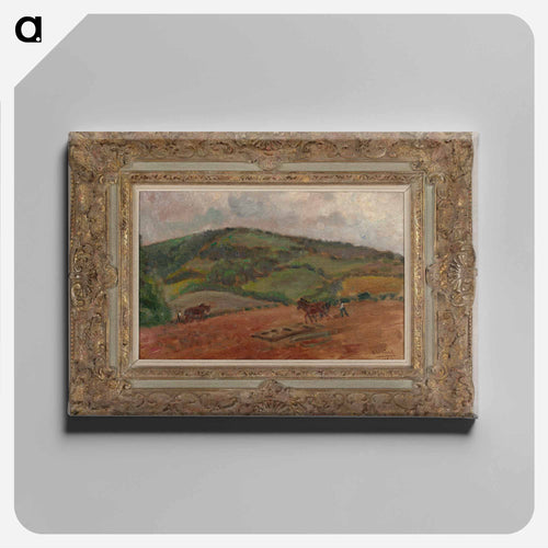 Farmwork - アルフレッド ウィリアム フィンチ Canvas.