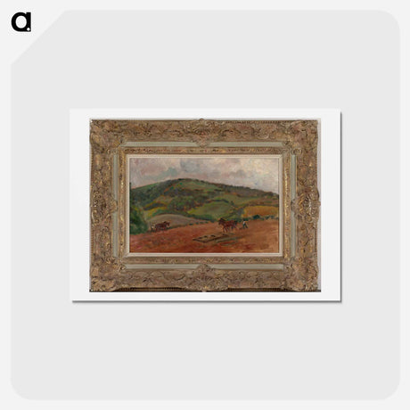 アートポストカード-Farmwork - アルフレッド ウィリアム フィンチ Postcard.