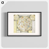 Sterrenkaart van de noordelijke sterrenhemel - アンティーク地図 Poster.