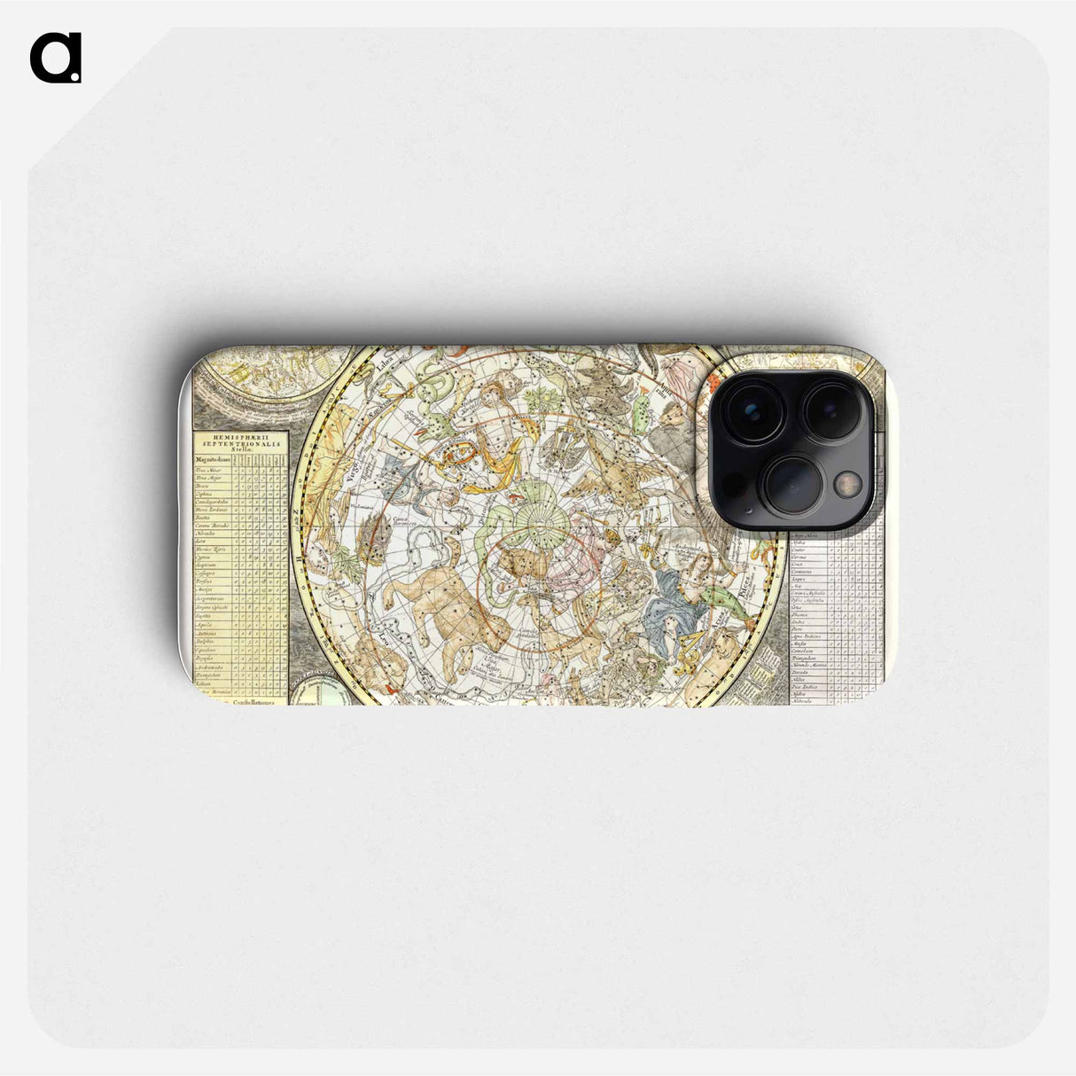 Sterrenkaart van de noordelijke sterrenhemel - アンティーク地図 Phone Case.