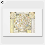 Sterrenkaart van de noordelijke sterrenhemel - アンティーク地図 Poster.