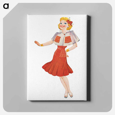 アートパネル-Babs Paper Doll
 - ボストン公共図書館 Canvas.