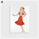 アートポストカード-Babs Paper Doll
 - ボストン公共図書館 Postcard.