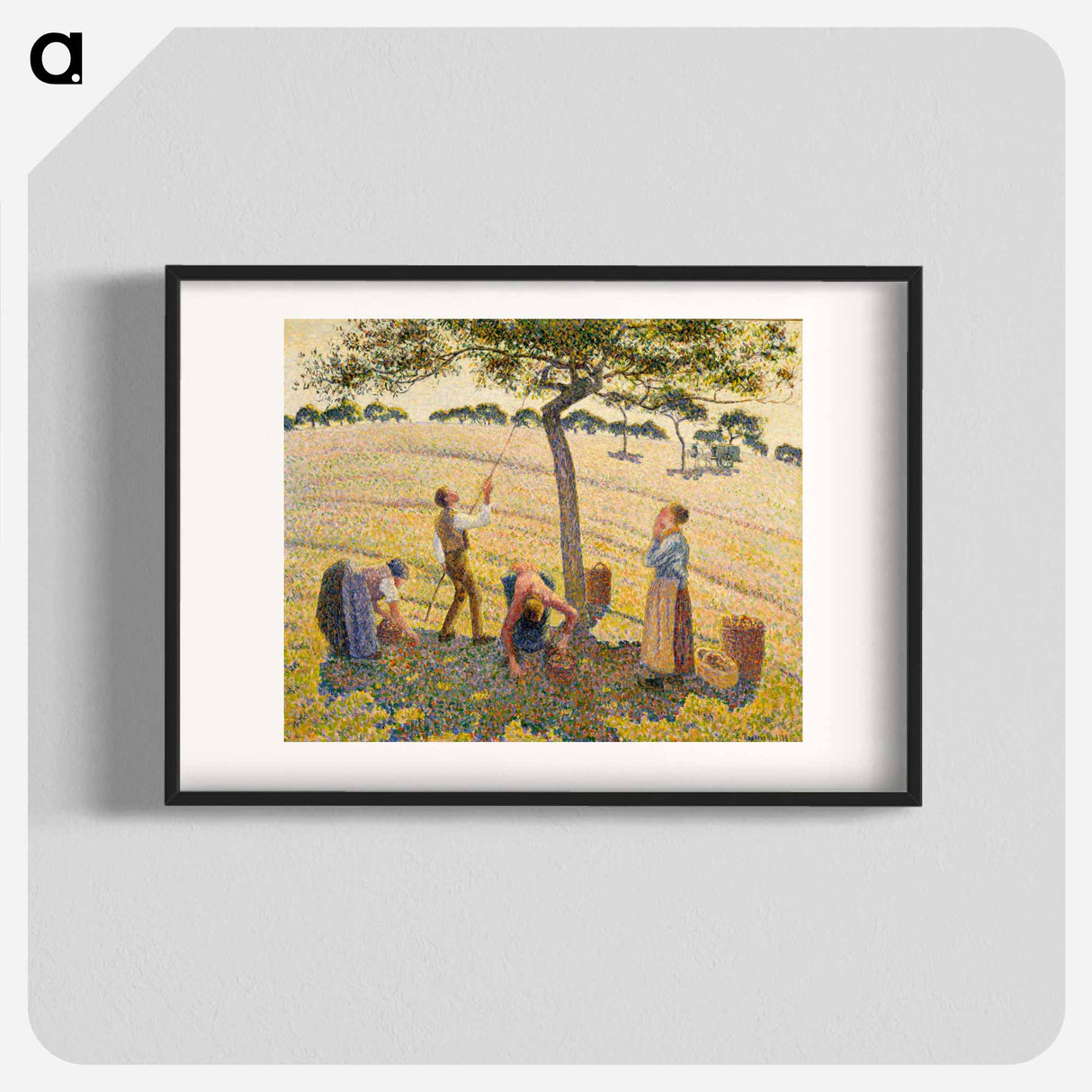 Apple Harvest - Camille Pissarro Poster.