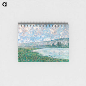アートメモ帳-The Seine at Vétheuil - クロード モネ Memo.