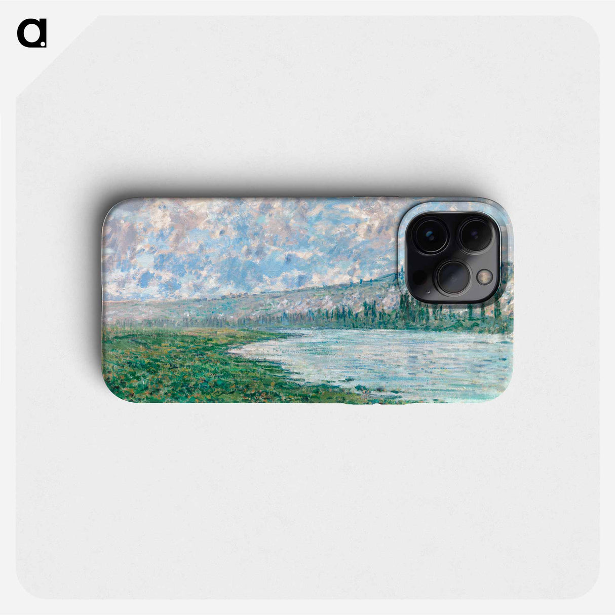 The Seine at Vétheuil - Claude Monet Phone Case.