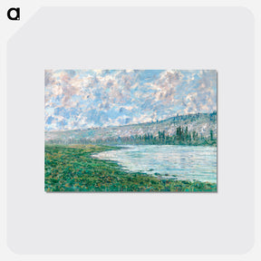 アートポストカード-The Seine at Vétheuil - クロード モネ Postcard.
